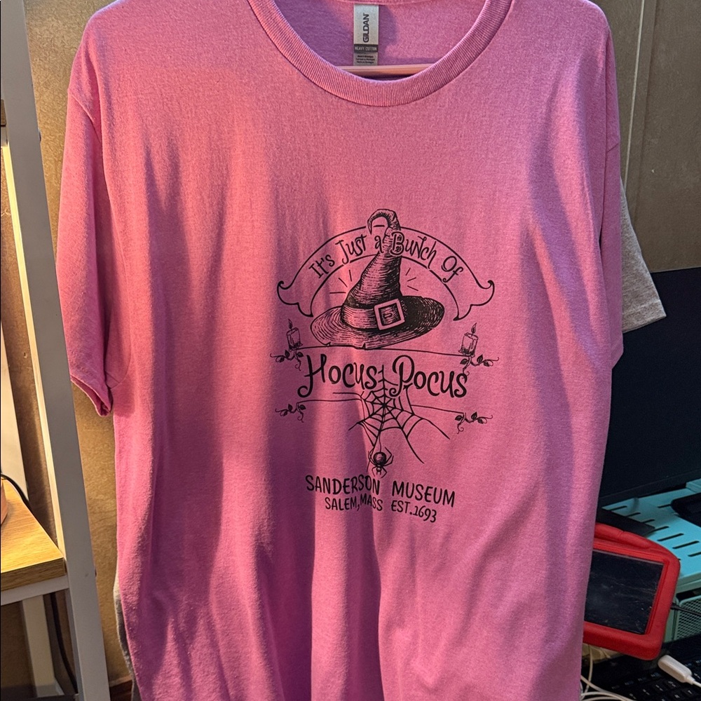 Gildan Pink Hocus Pocus Sanderson Museum Graphic Tee